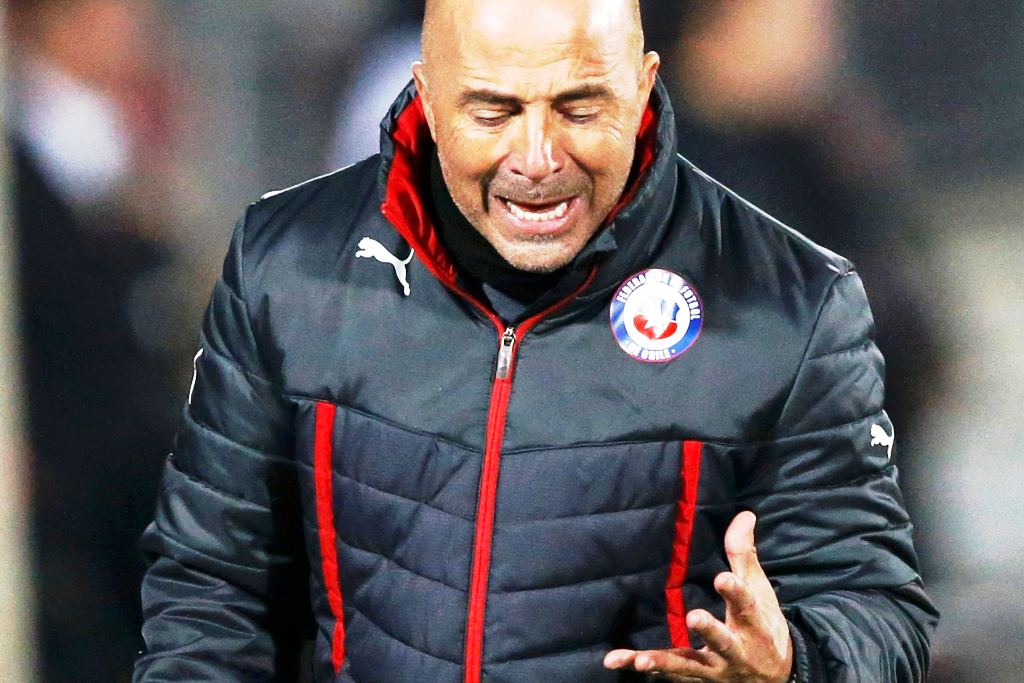 Jorge Sampaoli, seleccionador de Chile. Foto: Reuters.