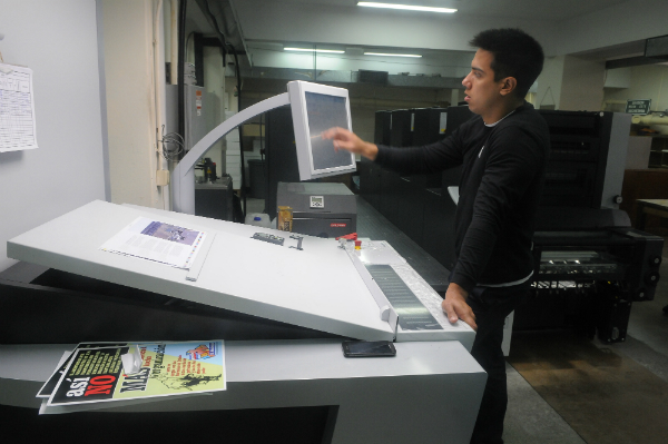 La imprenta de la Intendencia (Foto: Ariel Colmegna).