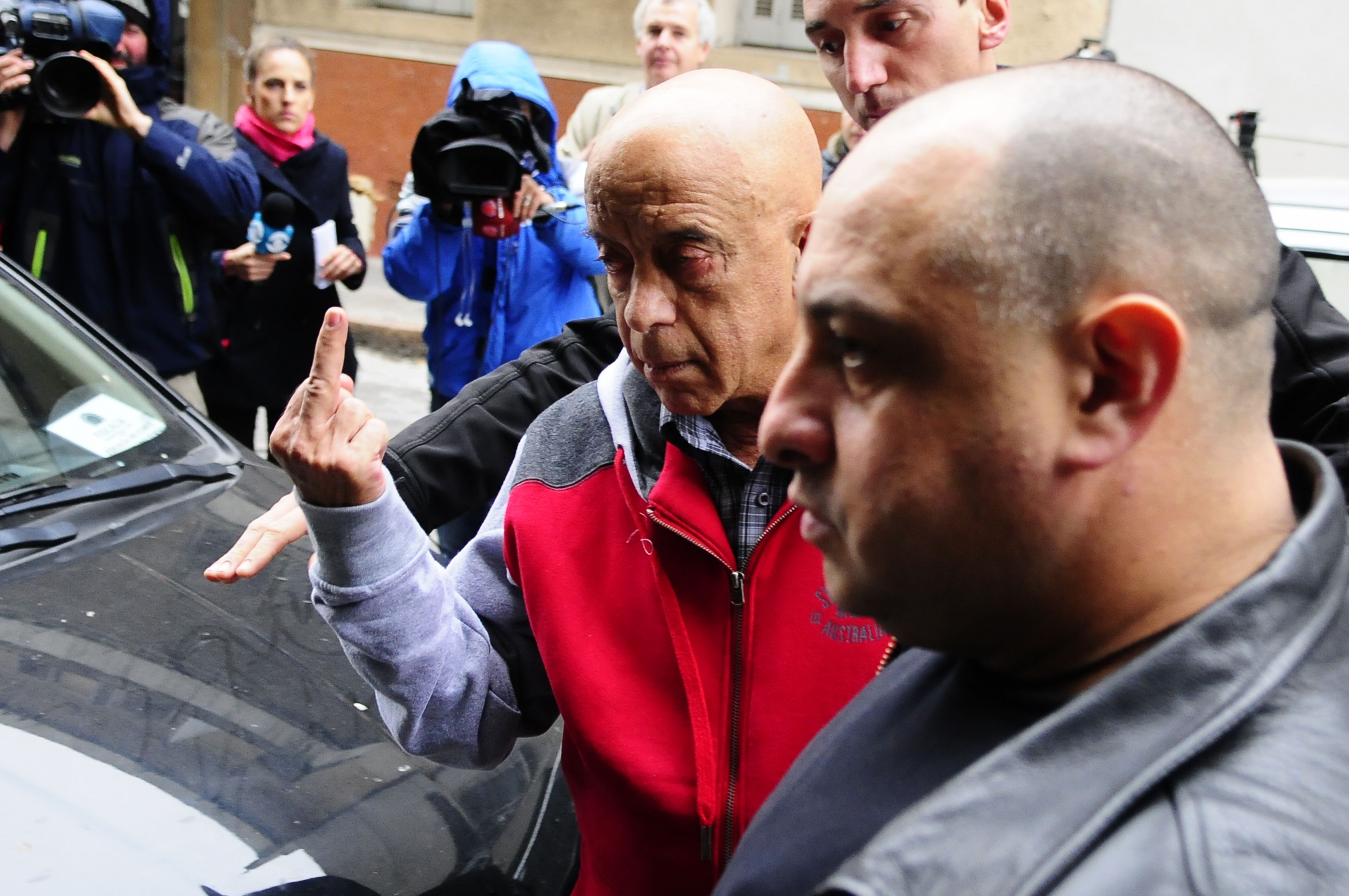 Esta fue la respuesta de Amodio Pérez consultado sobre si había participado en algún acto de tortura. Foto: Marcelo Bonjour