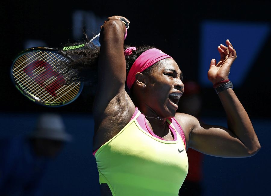 Serena Williams (EE.UU.) le ganó a la ucraniana Elina Svitolina. Foto: Reuters.
