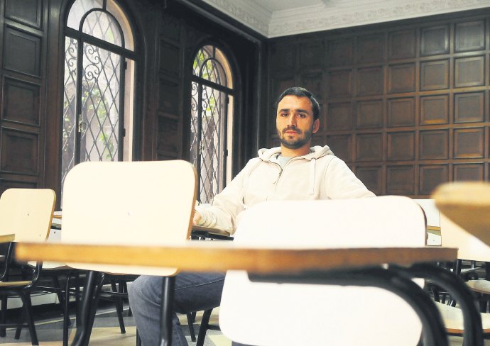 Albín dejó la Udelar y ahora cursa 3° de Agronomía en la UDE.