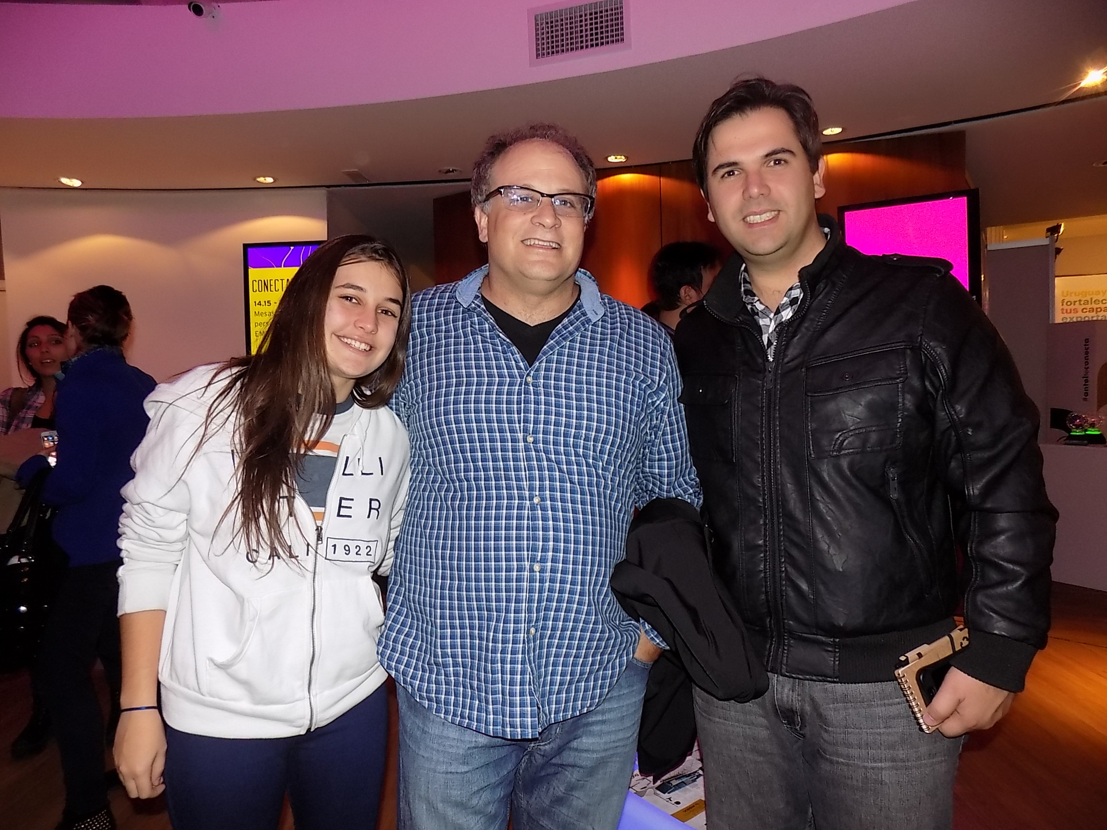 Noa y Pablo Brenner, Sergio Delgado.