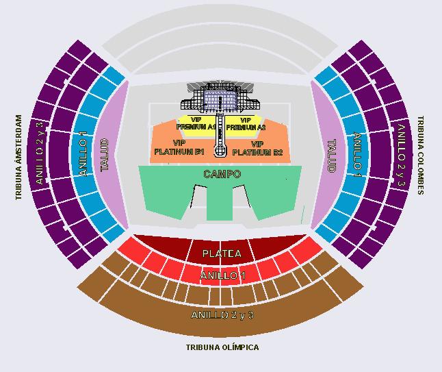 Plano del estadio. Foto: prensa.