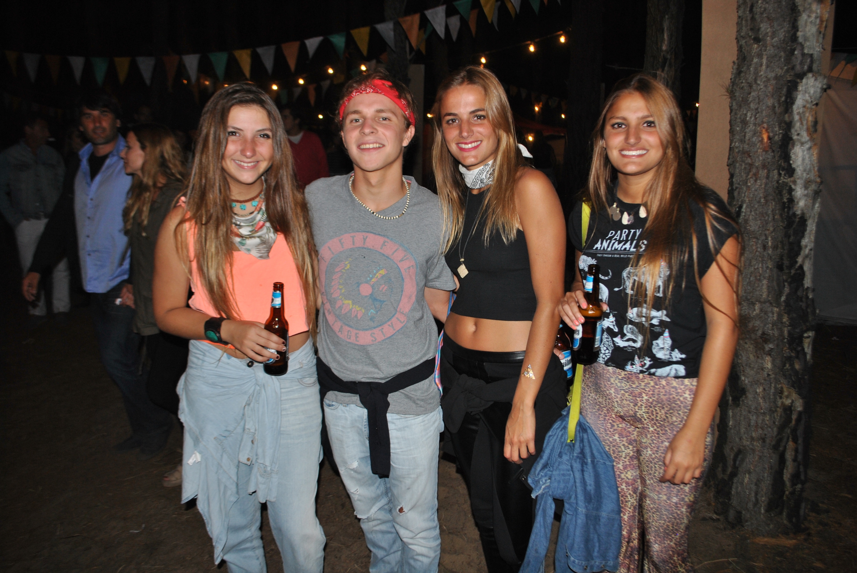 Federica Guinovart, Santiago Colinet, Cecilia y Manuela Bonasso.