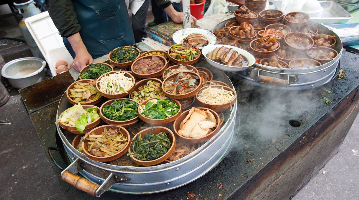 En Shanghai, China, están los famosos siu mai y en cualquier lugar de la calle te ofrecen todo tipo de comida marina. (Foto: El Comercio/GDA)