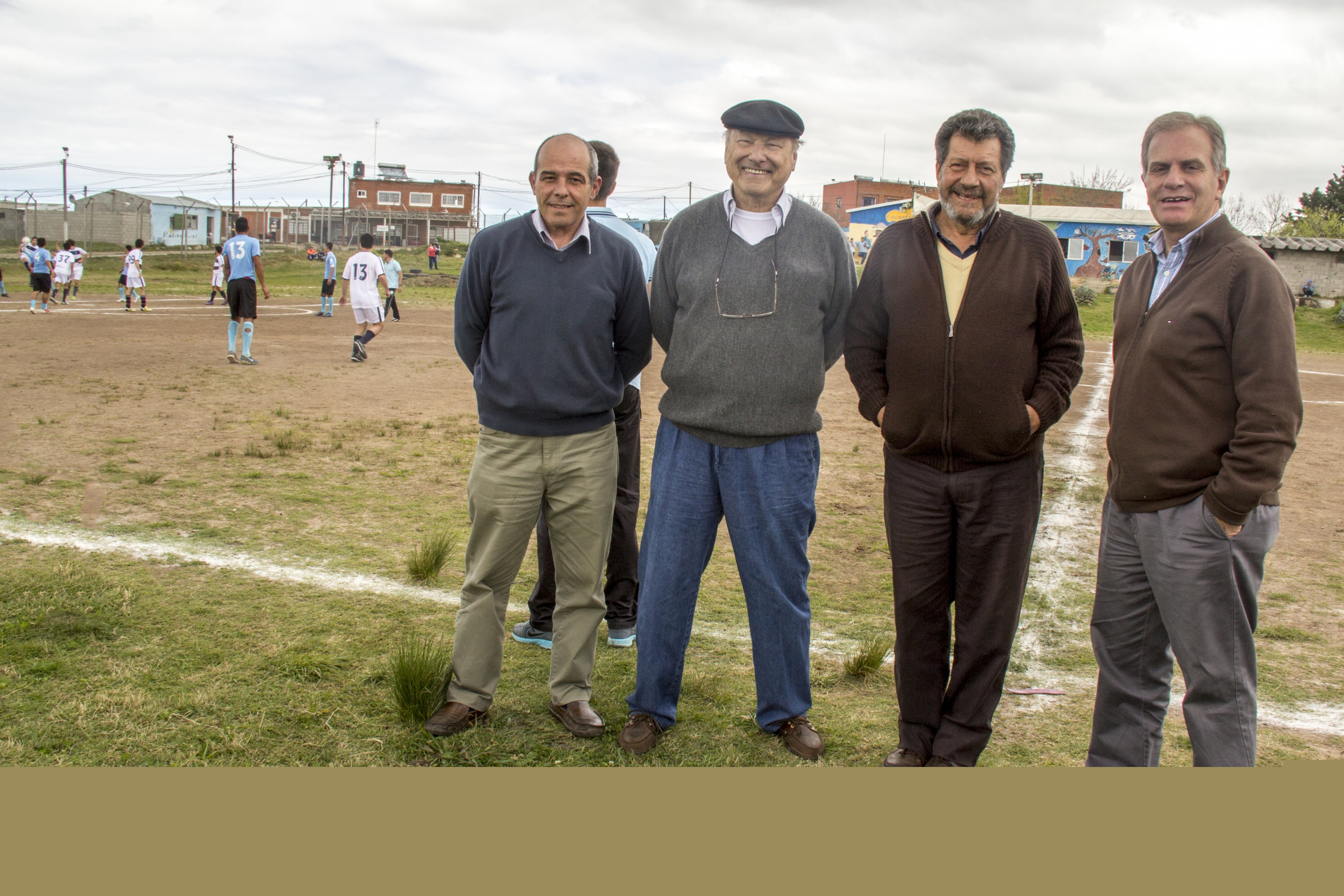Rolando Arbezun, Germán Vecino, Luis Parodi, Luis Mendoza.