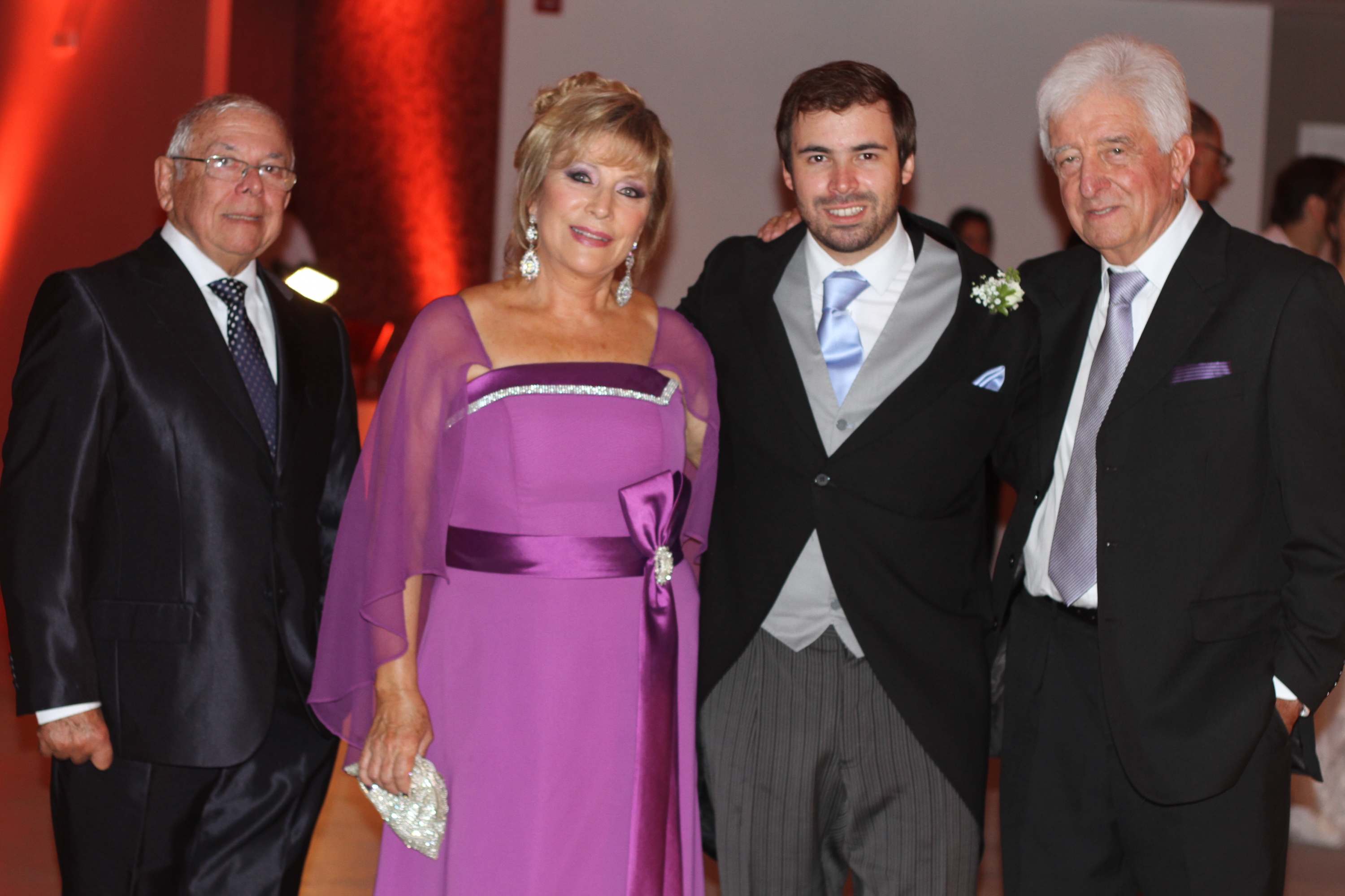 Jorge Cotelo, Gloria Rodríguez, Germán Cotelo, Leonardo Hernández.