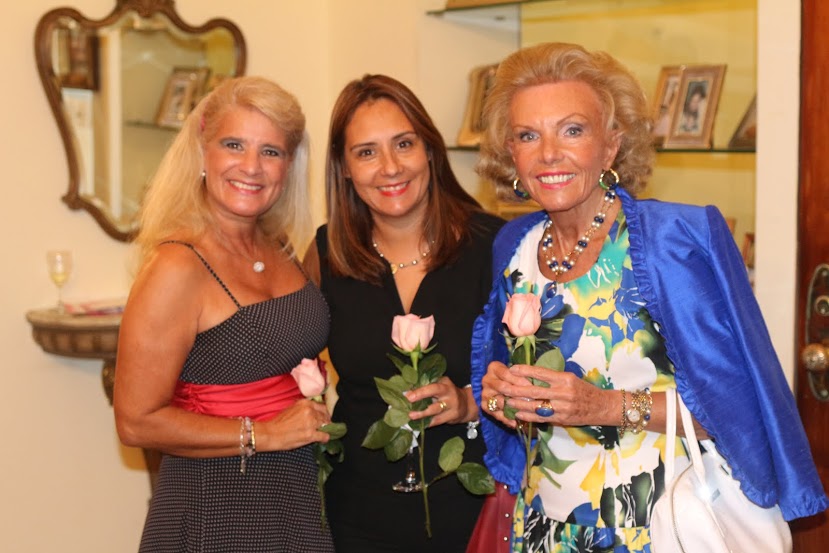Virginia Moreira de Stagnari, Marisa Franco, Lorena Hortè de Ortiz.