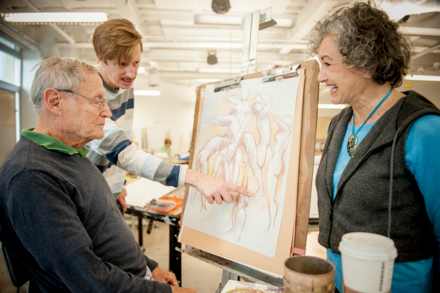 El eterno femenino de una imaginativa pintora