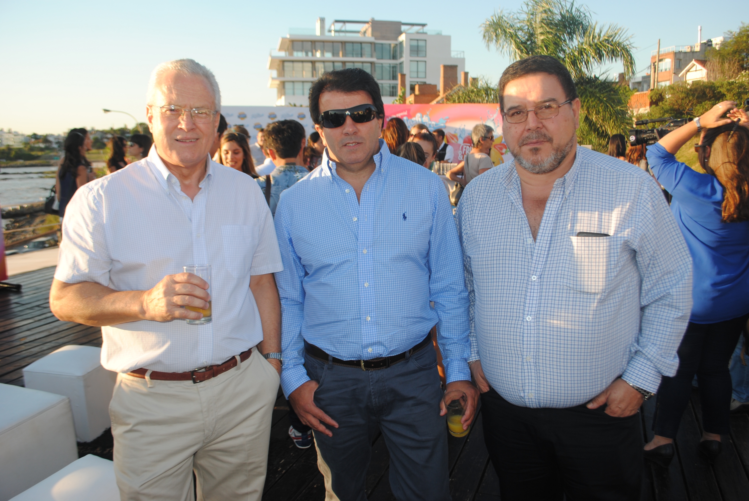 Sergio Laporte, Mauricio Claveria, Edward Fernández.