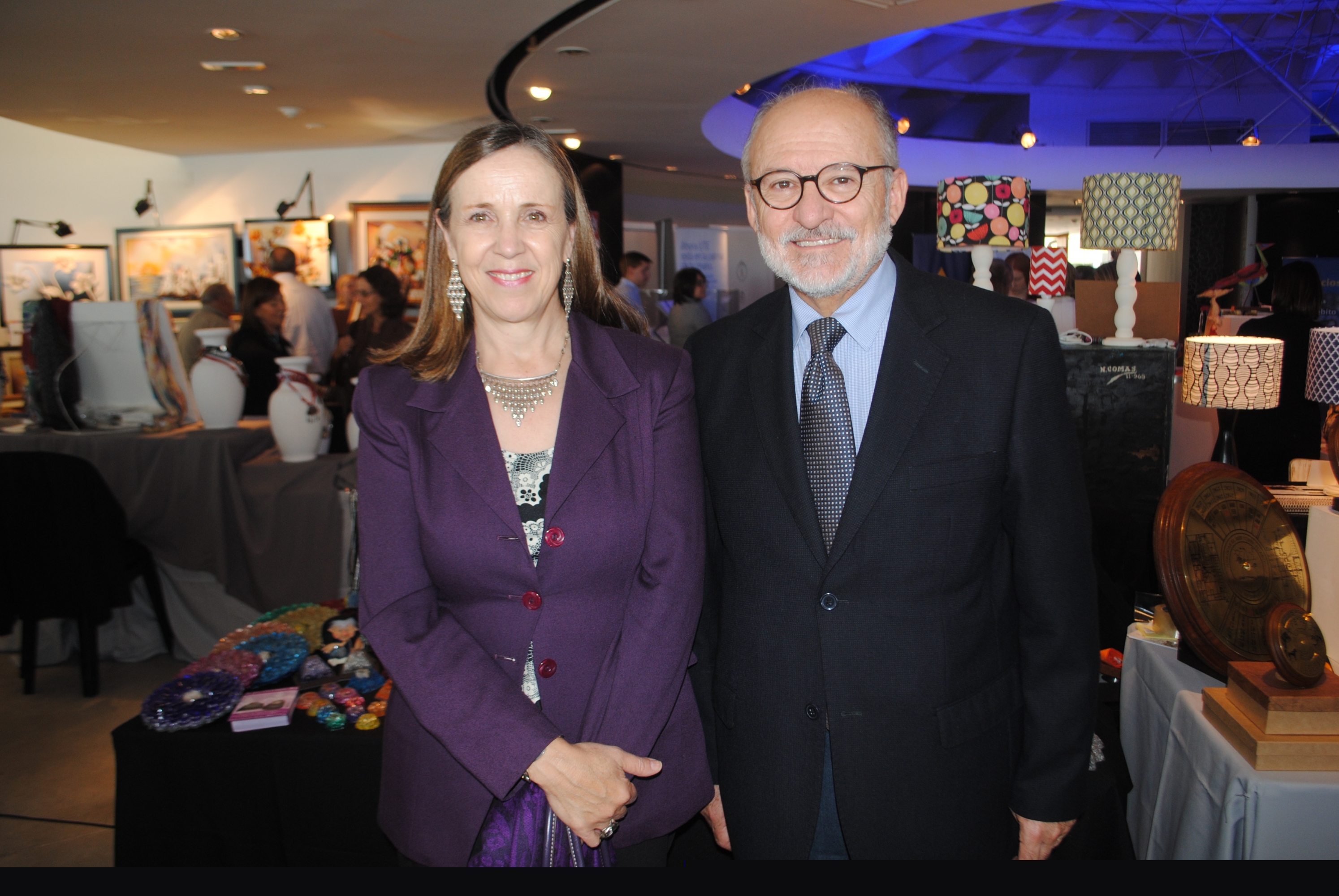 Teresa de Izquierdo, embajador de Ecuador Emilio Izquierdo.