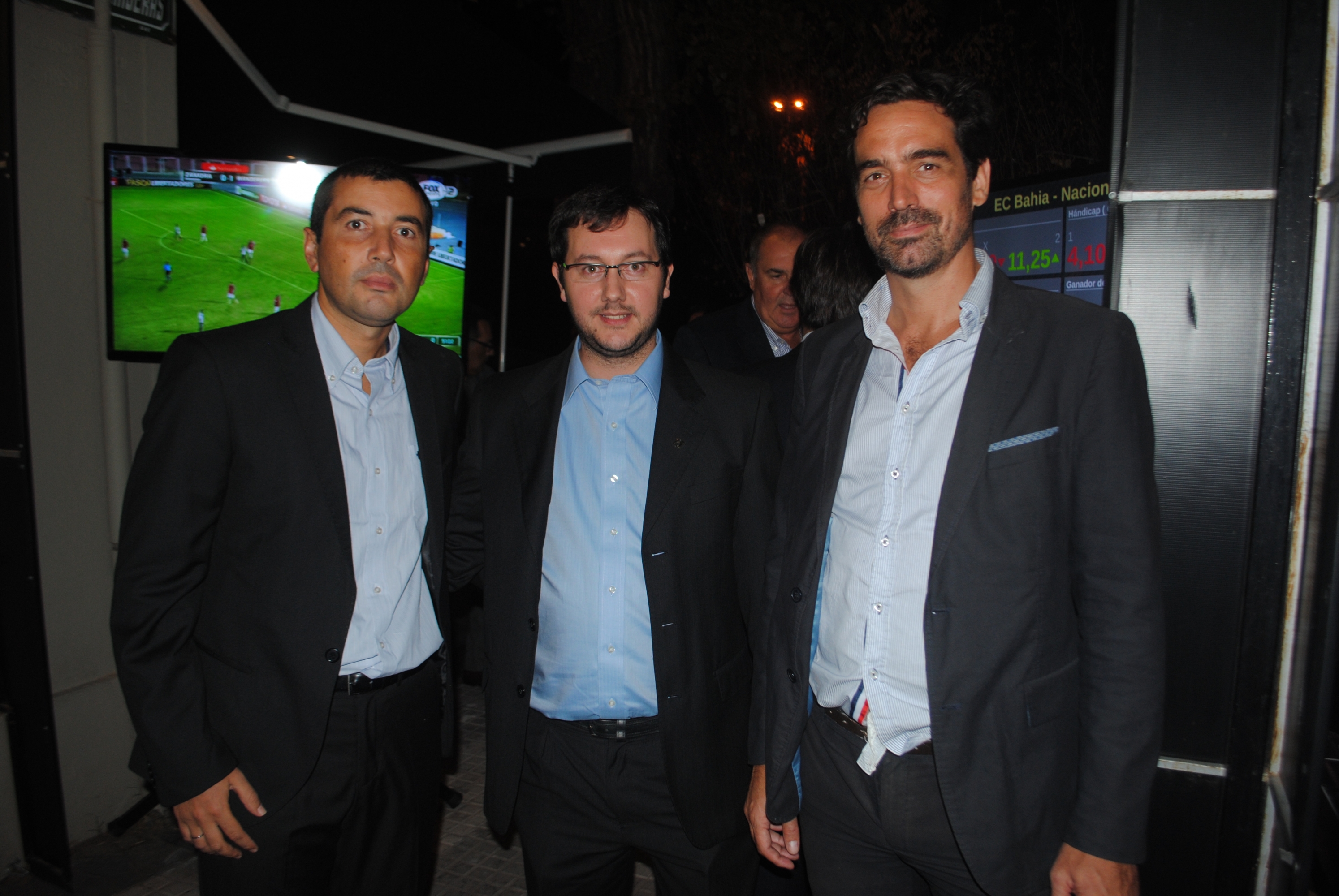 Diego González, Nicolás Stable, Mauricio Delgado.
