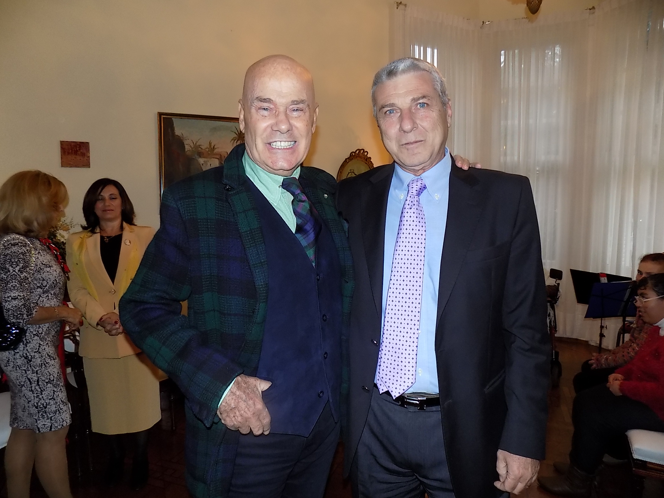 Gino Bogani, embajador de Italia Vincenzo Palladino.