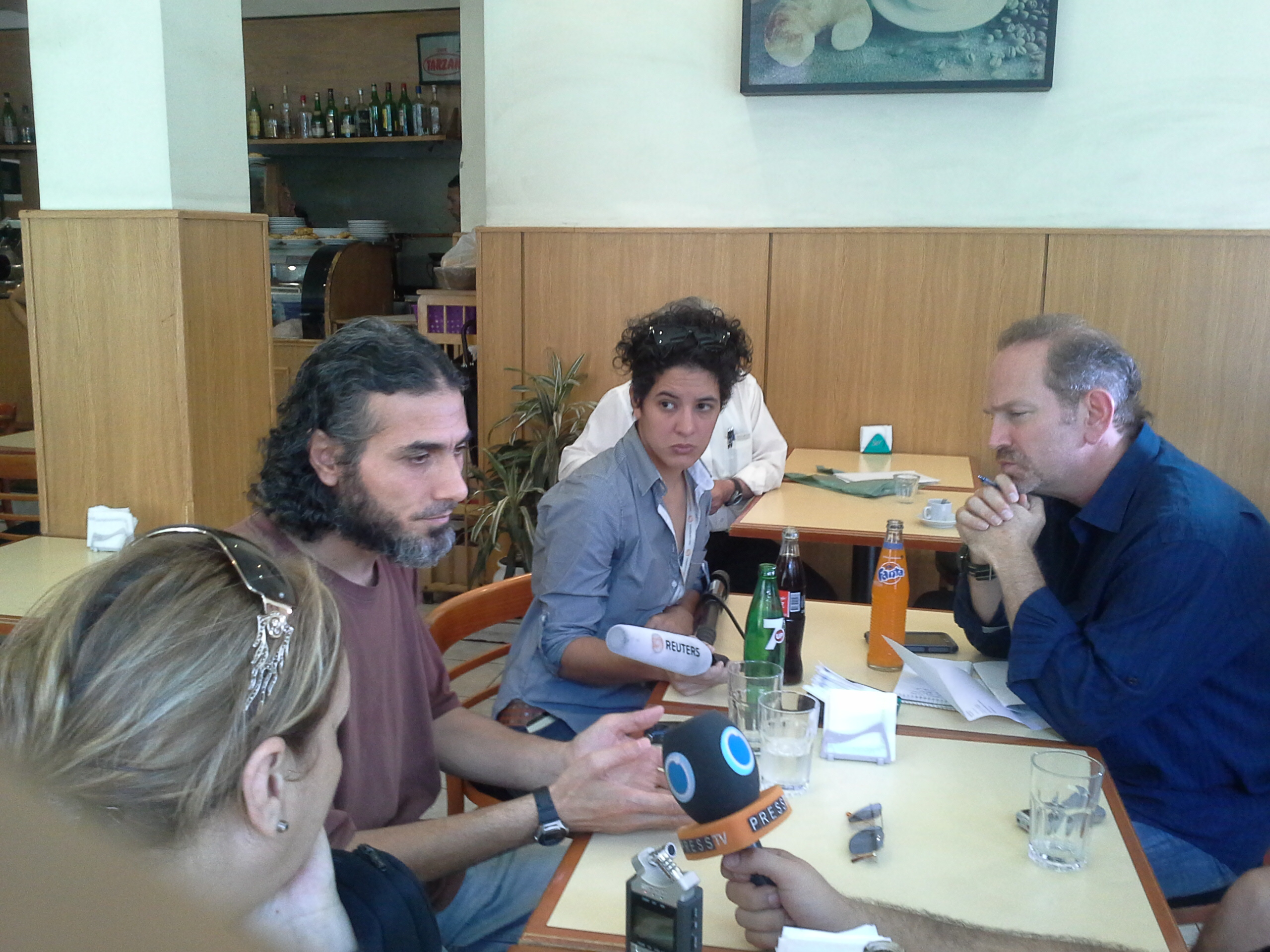 Abu Wael Dihab en Buenos Aires. Foto: Victoria Molnar