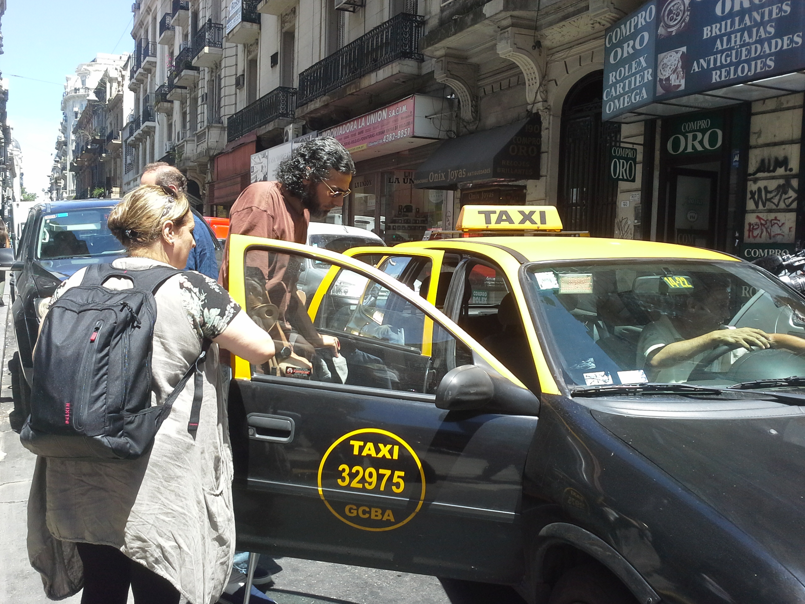 Abu Wael Dihab en Buenos Aires. Foto: Victoria Molnar