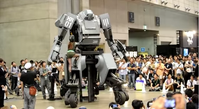 MegaBot, uno de los contrincantes de la pelea.