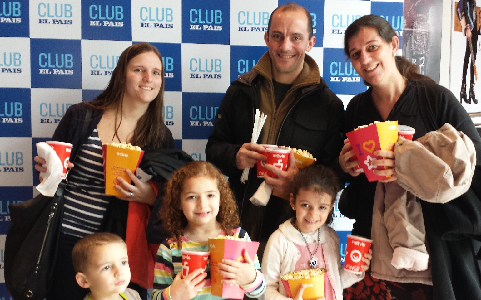 Cecilia Figueredo, Luis Ignacio Pesce, María Pía Risso, Felipe y Constanza Brum, María del Pilar Pesce.
