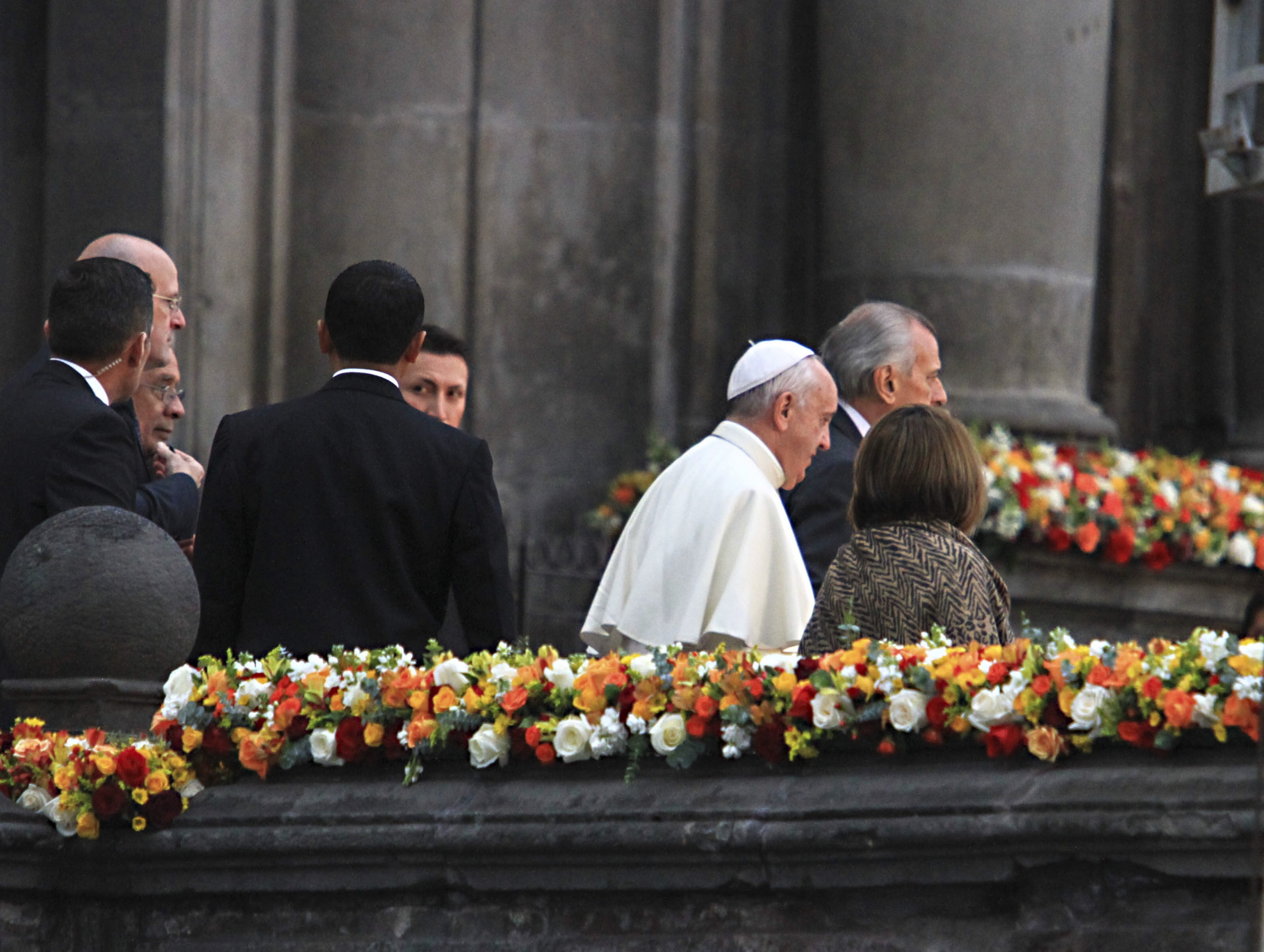 Papa Francisco en su visita a Ecuador. Foto: Efe