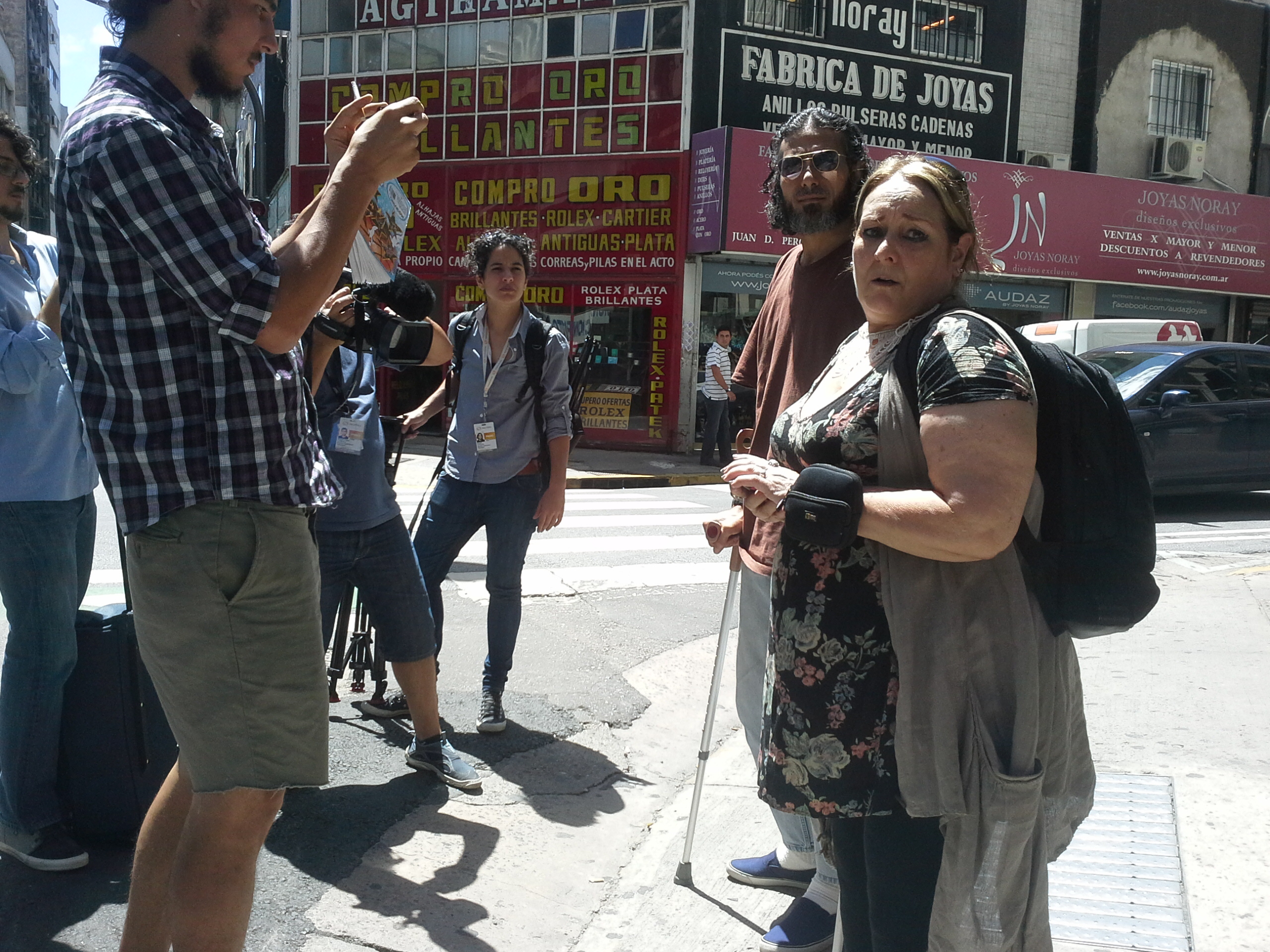 Abu Wael Dihab en Buenos Aires. Foto: Victoria Molnar