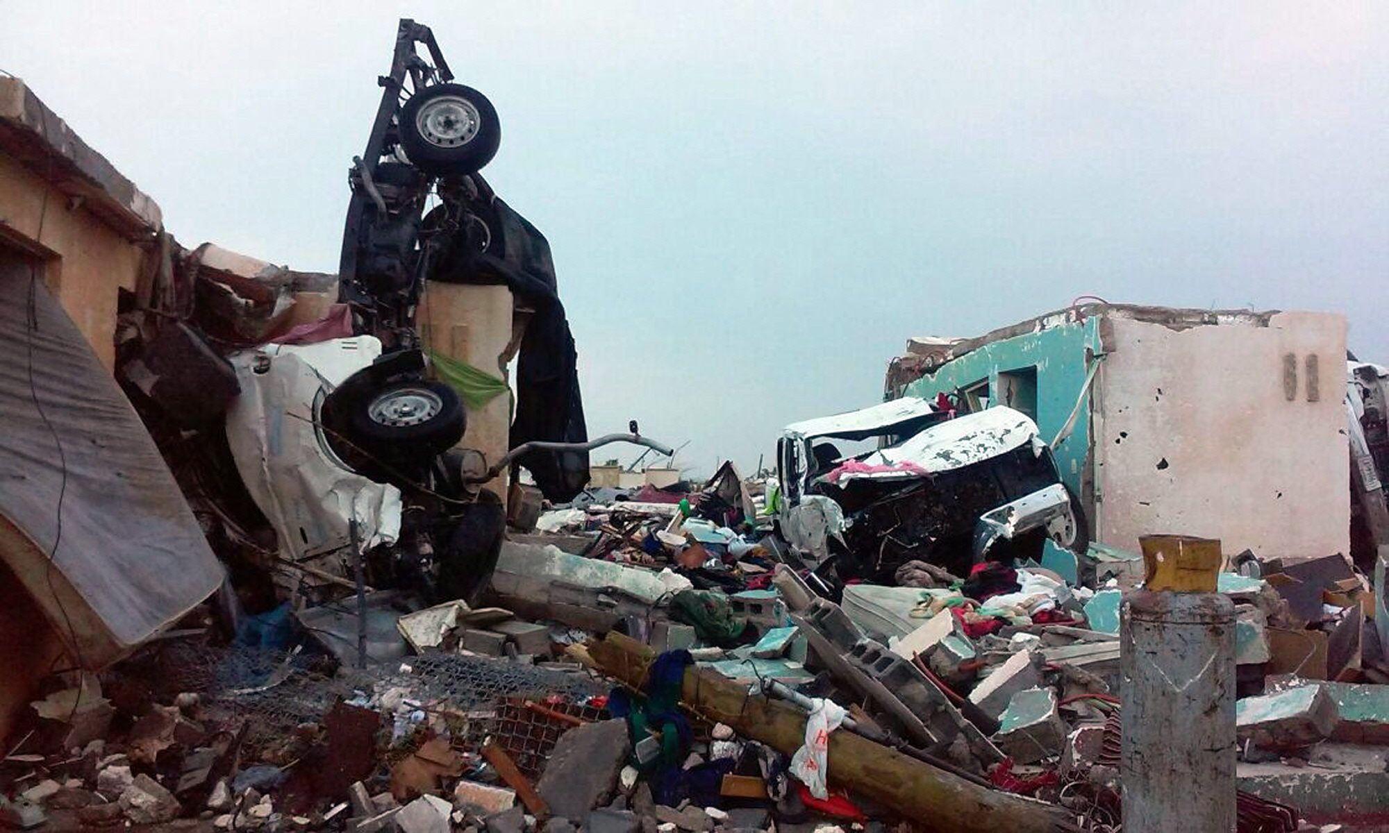 Al menos 11 muertos tras tornado en México. Foto: EFE
