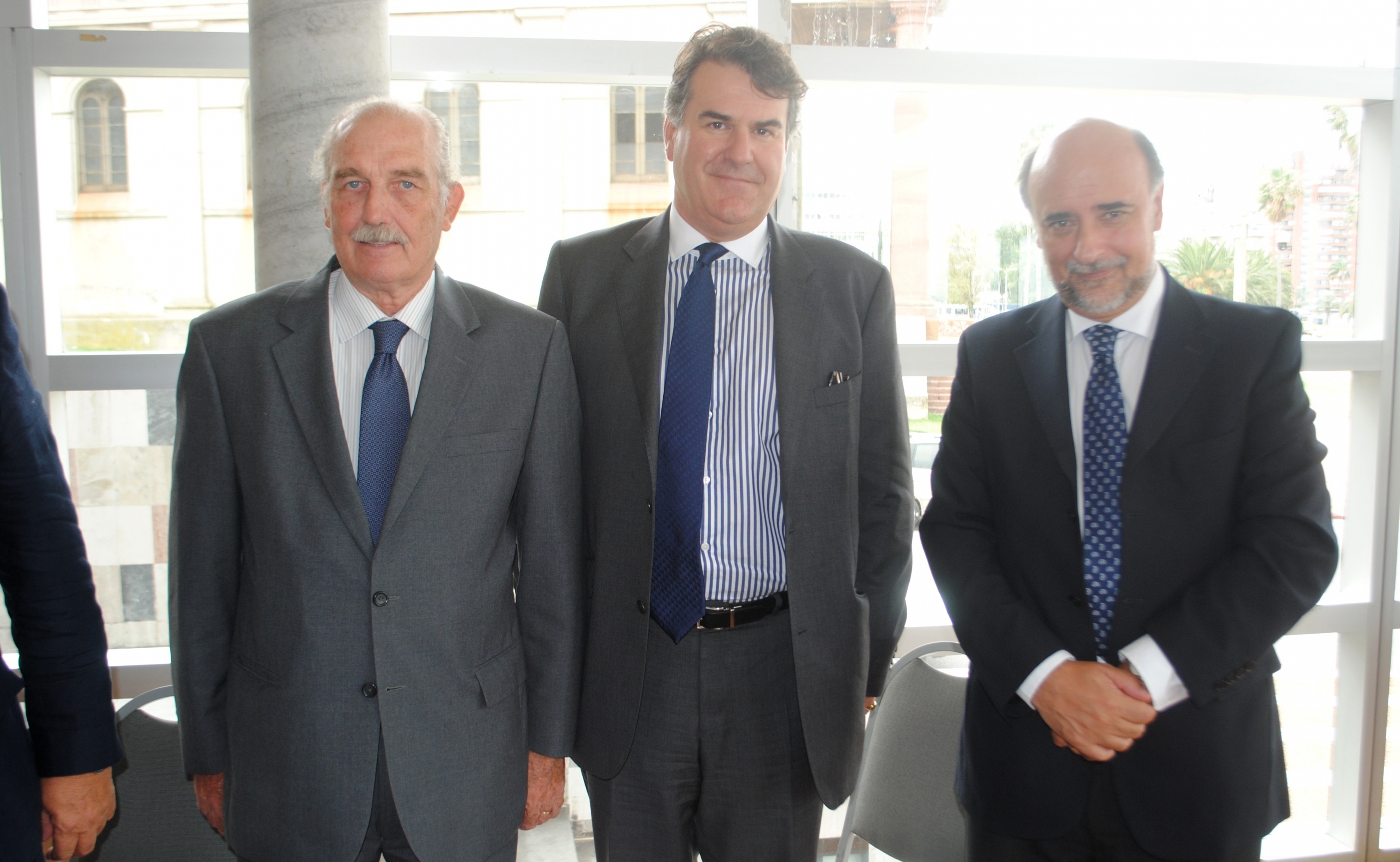 Carlos Steneri, Embajador Británico Ben Lyster-Binns, Pablo Mieres.