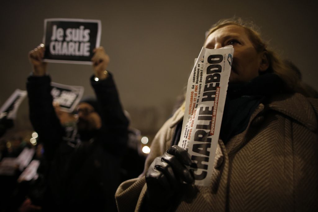 Protesta en silencio en París tras el atentado terrorista. Foto: Reuters