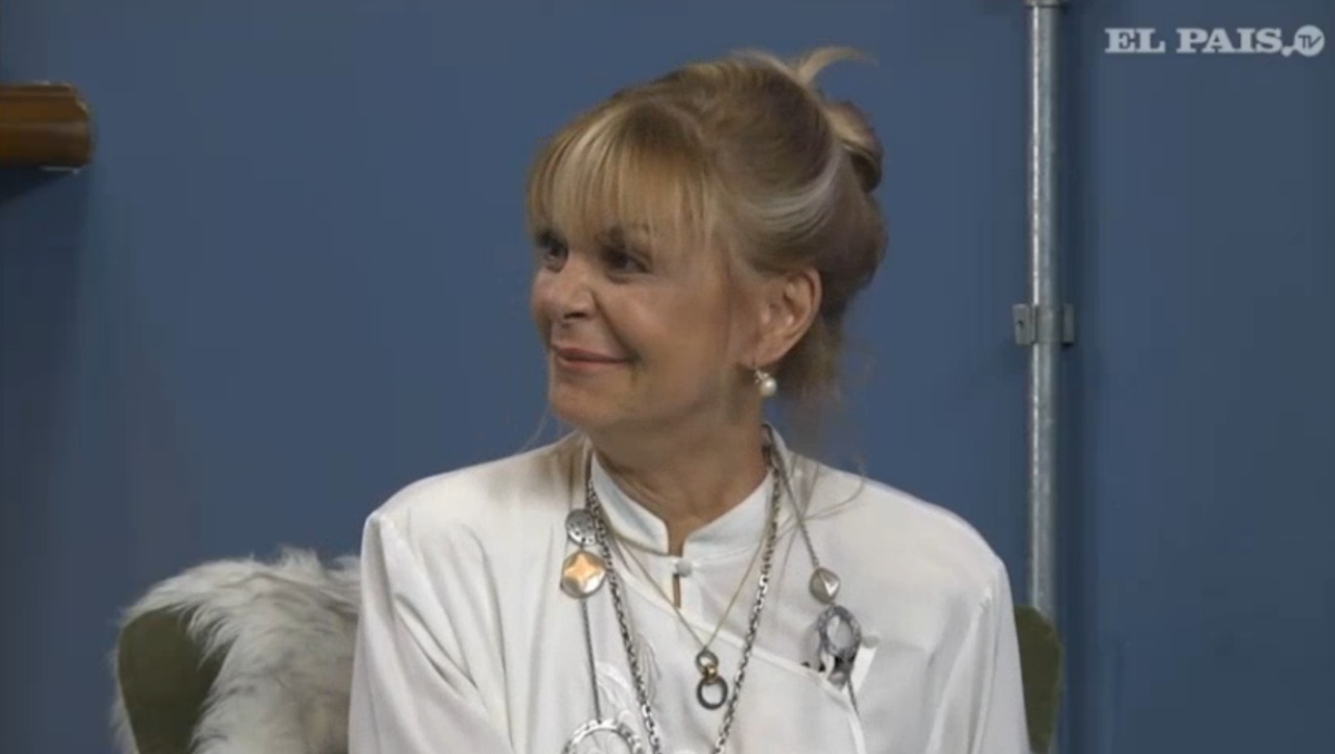 Julia Möller emocionada en su saludo final.&nbsp;