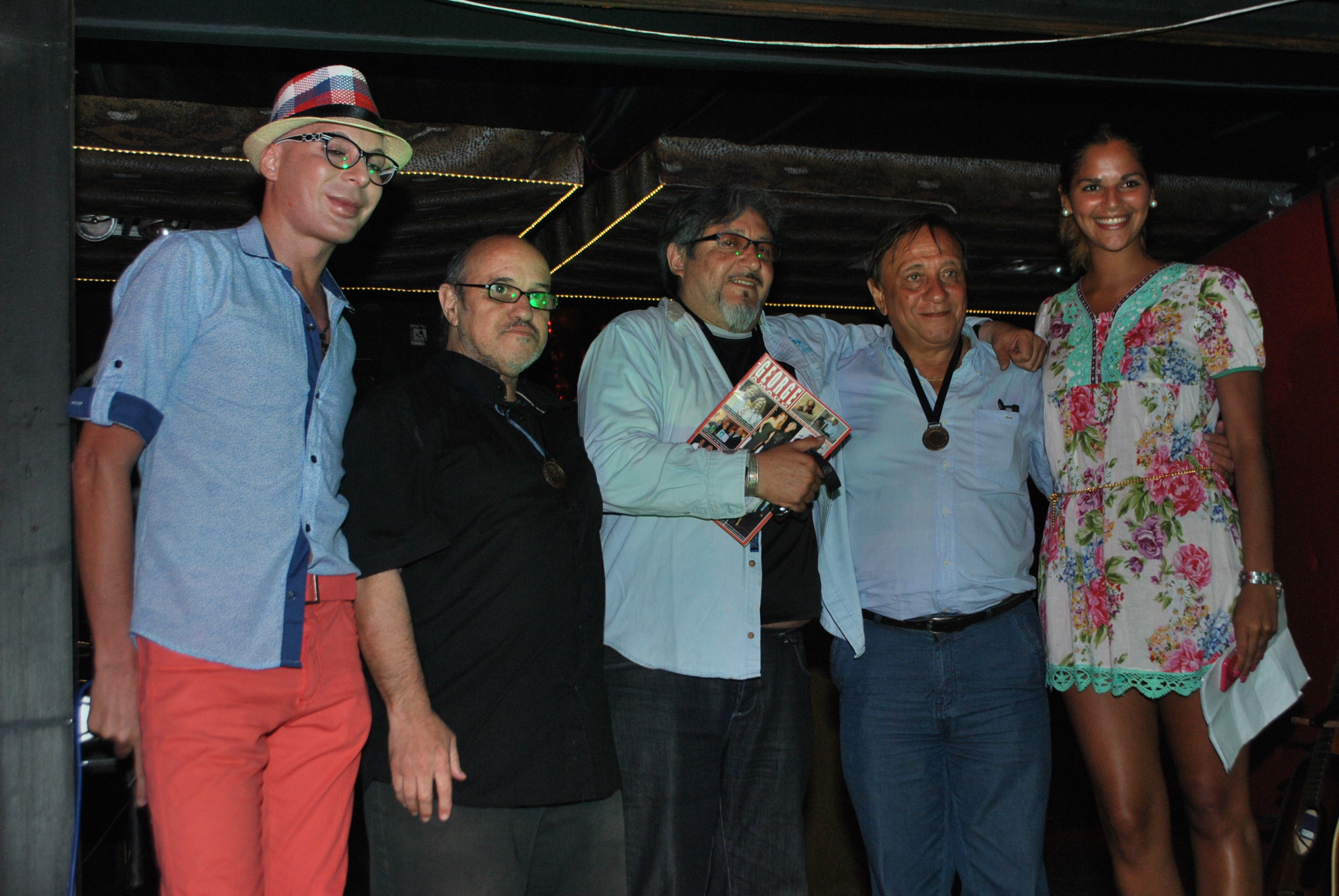 Marcel Daset, Carlos Laens, Jorge Amado, Sergio Rezzano, Clarisa Abreu.