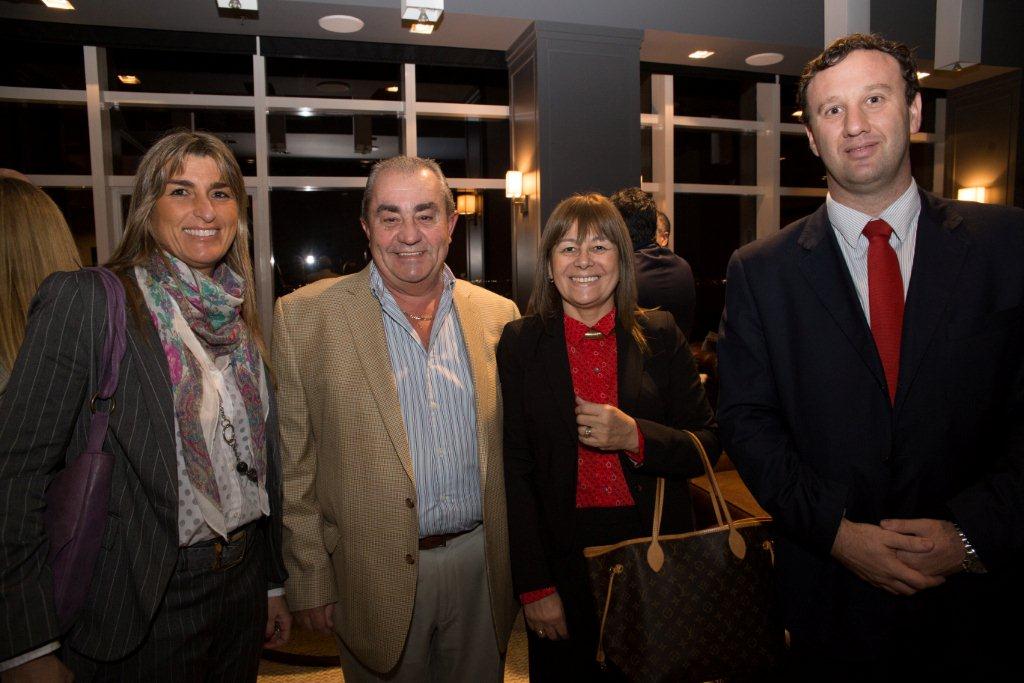 Andrea Pollero, Vito y Cristina Pascaretta, Fernando Lorenzo.