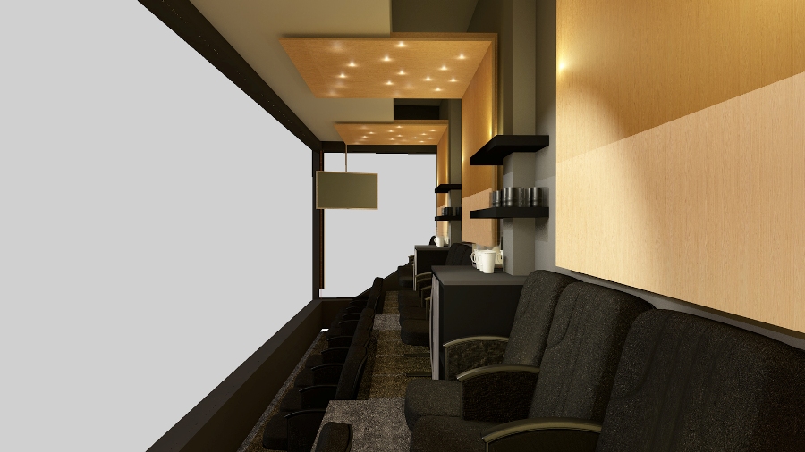 Así serán los palcos empresariales.