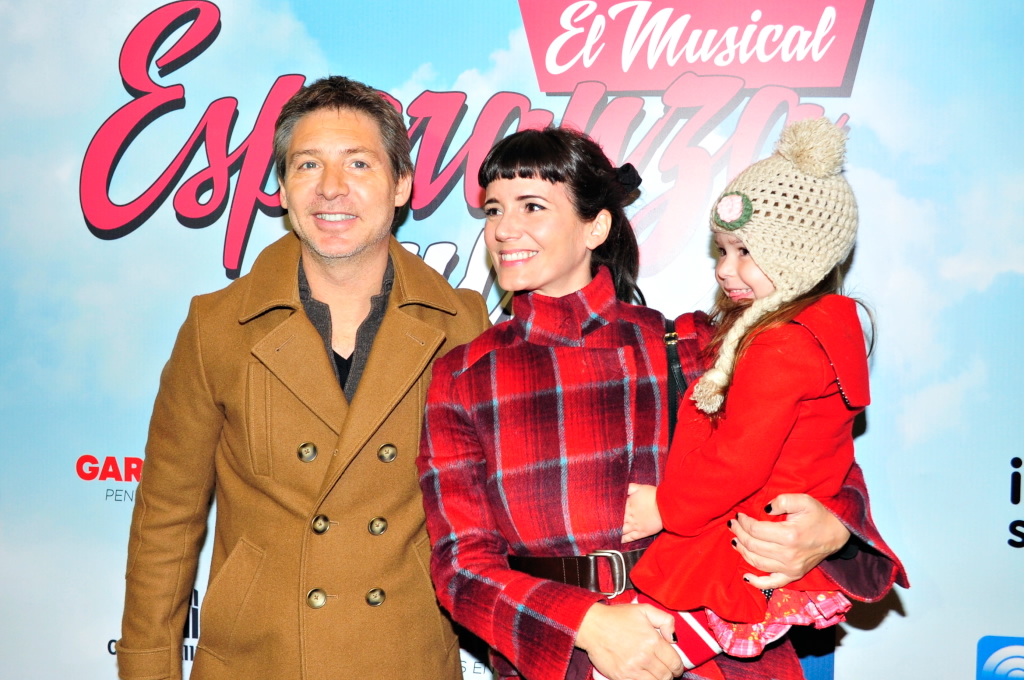 Adrián Suar y Griselda Siciliani llevaron a su hija Margarita.