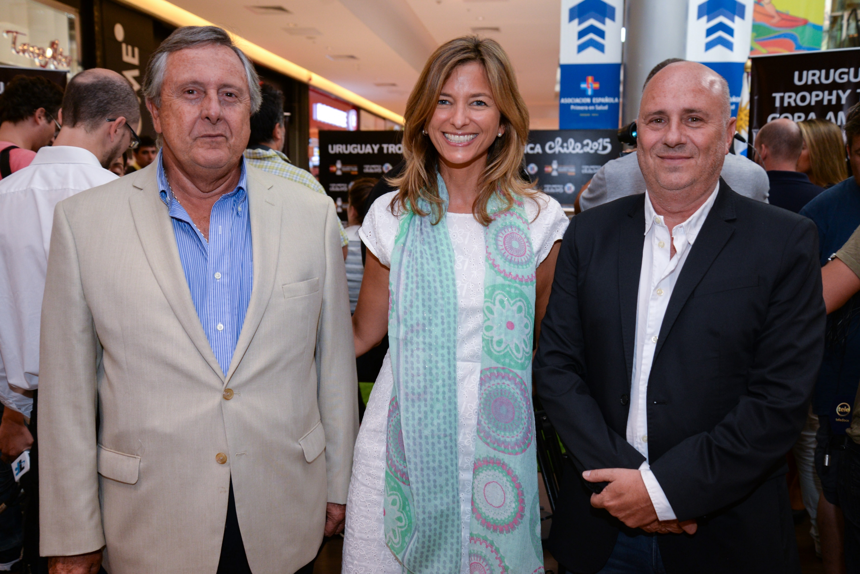 Carlos Lecueder, Karina Tucuna, Edgardo Novick.