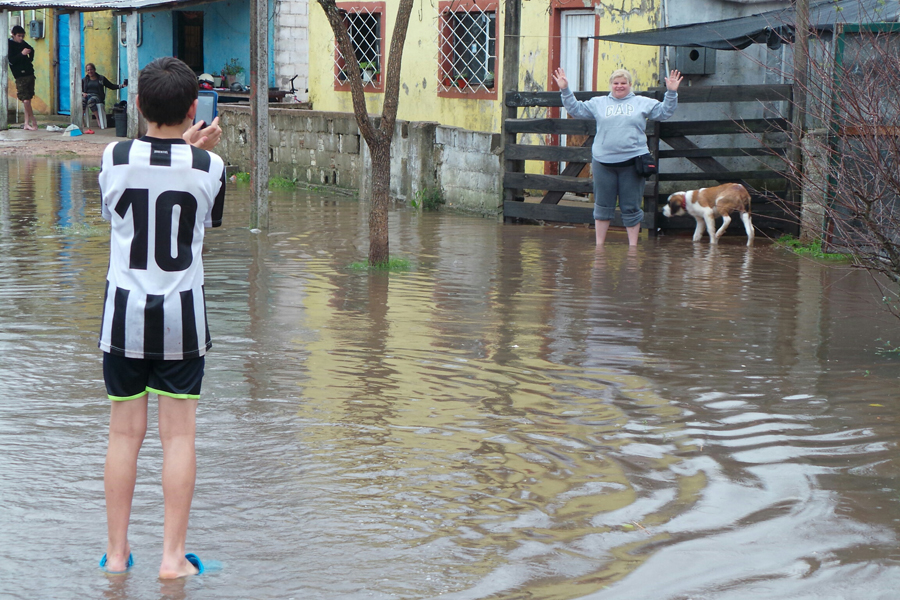 Inundaciones. Foto: Ricardo Figueredo