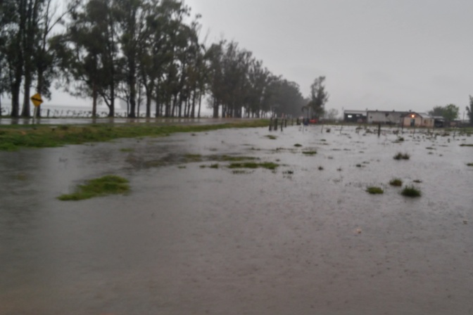 Villa Noblía inundada. Foto: Néstor Araújo.