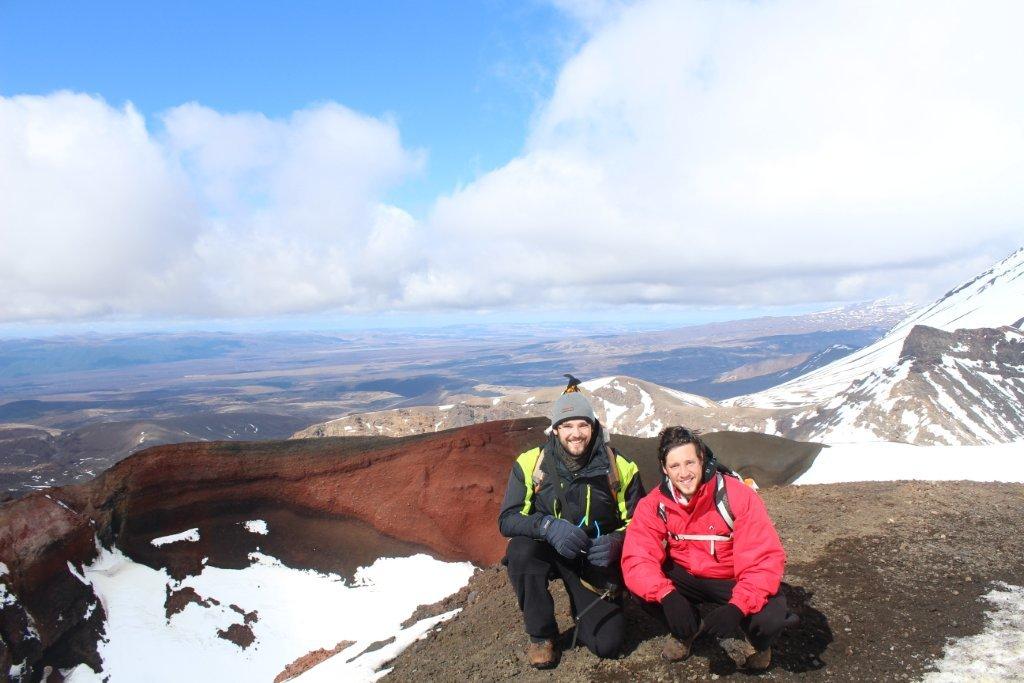 En el Monte Tongariro, donde se filmó El Señor de los Anillos