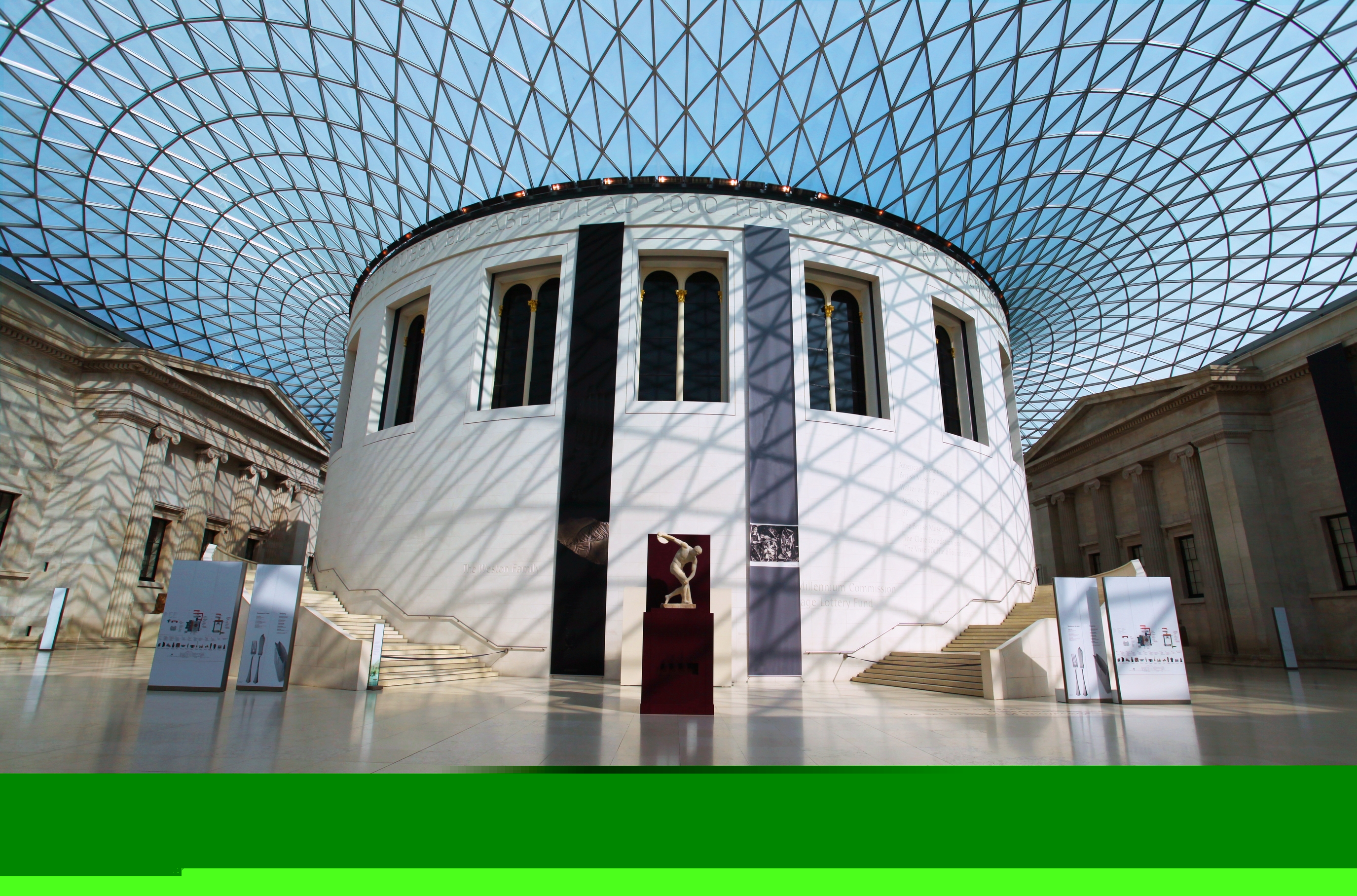 Patio interior del Museo Británico de Londres