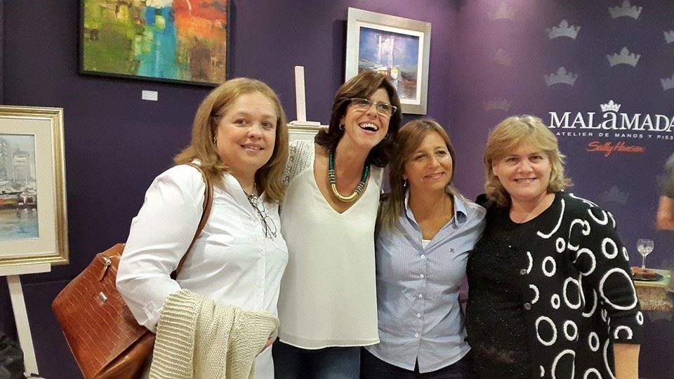 Laura Aris, Gabriela Cazabán, Marlene Díaz y Silvia García.