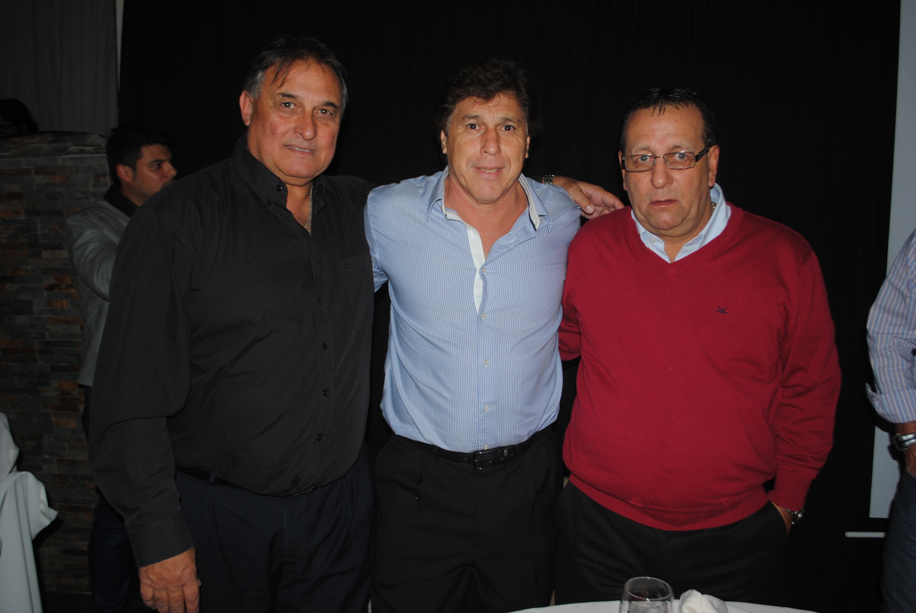 Omar Garate, Juan Ramón Carrasco, Adán Machado.
