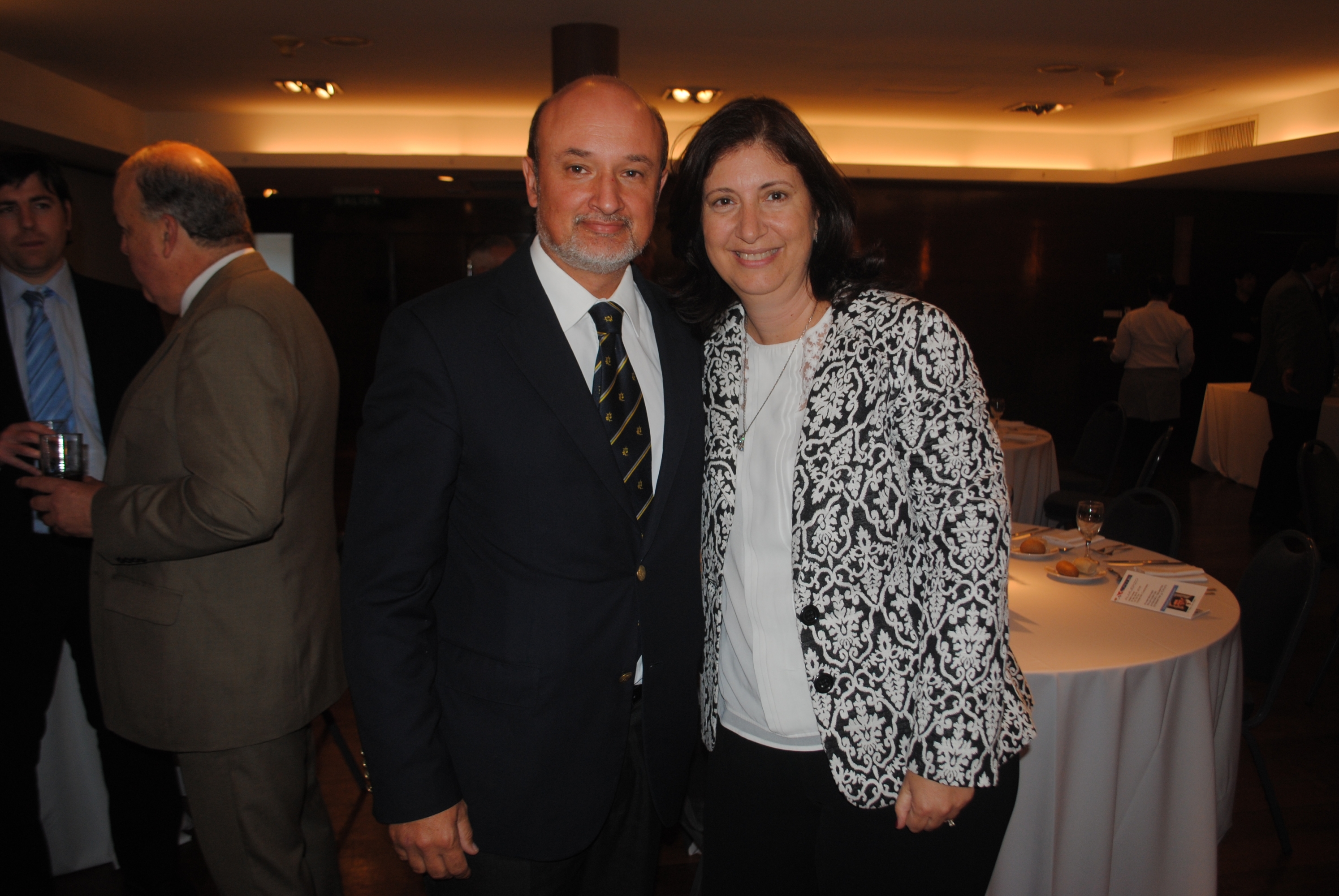 Marcelo Machiñena, Silvia Budussian.
