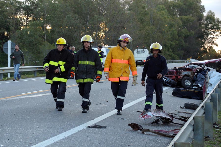 Accidente fatal en Maldonado. Foto: R. Figueredo