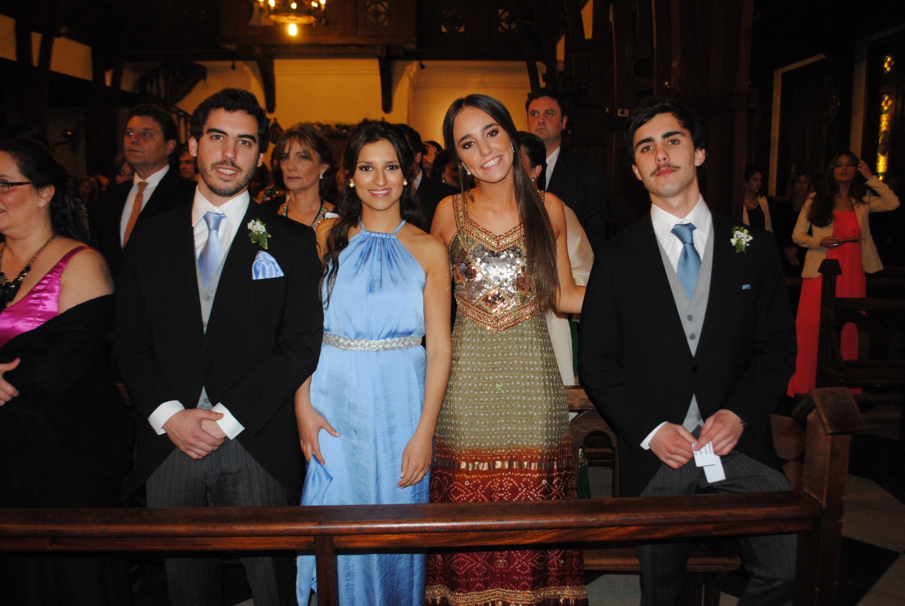 Carlos de Freitas, Verónica Arduin, Belén y Francisco de Freitas.