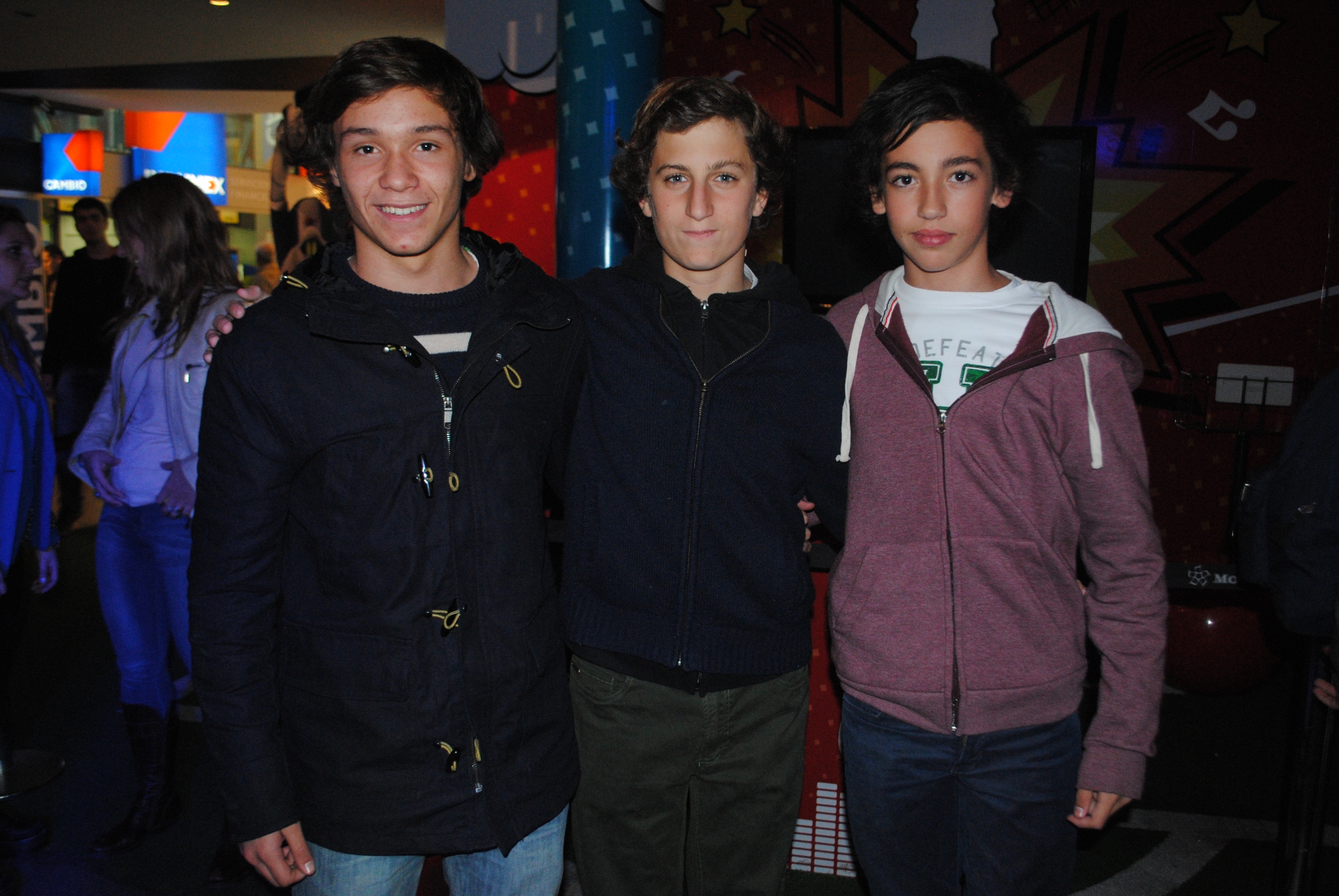 Daniel Belderrain, Francisco Armas, Santiago Mariño.