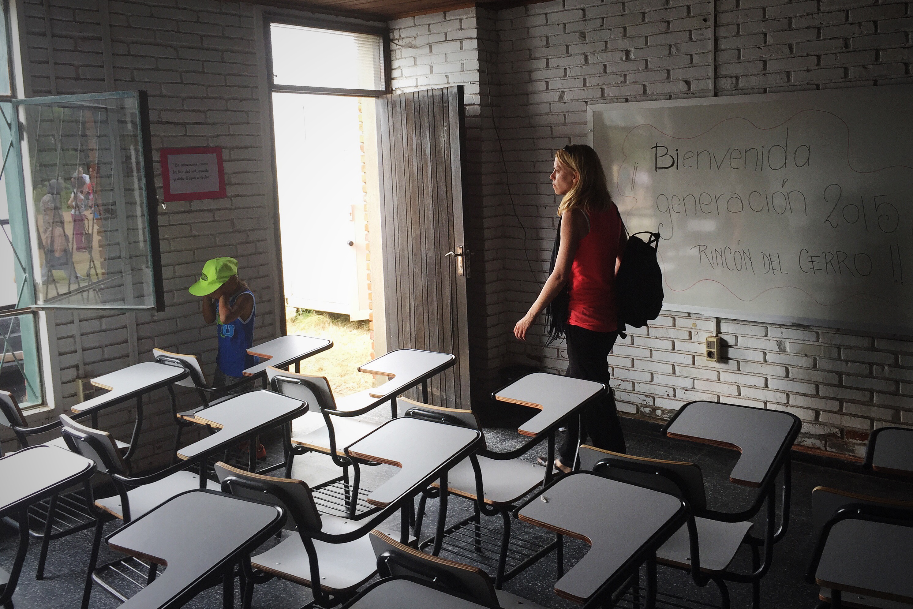 Salón de clase. Foto: Juan Gari.