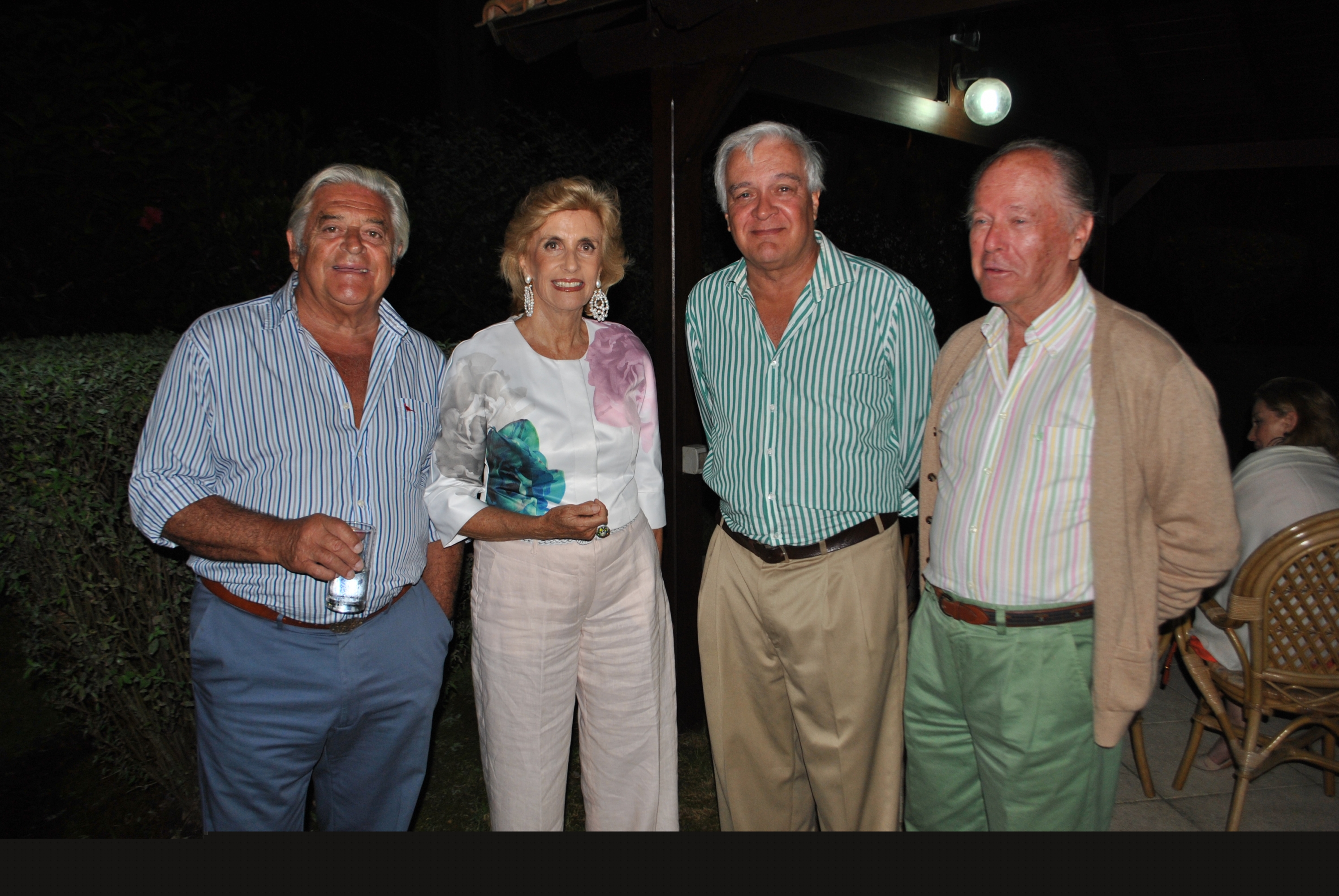 Luis Alberto Lacalle, Julia Rodríguez Larreta, Carlos Ott, Matías Chlapowski.