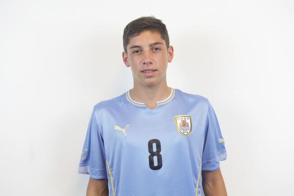 Federico Valverde - Volante - Peñarol. Foto: AUF.