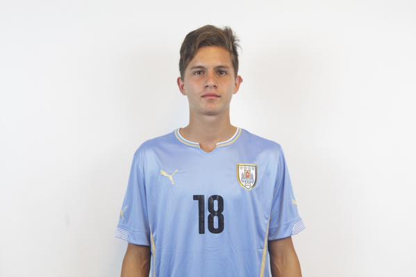 Diego Vicente - Volante - River Plate. Foto: AUF.