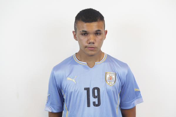 Nicolás Schiappacasse - Delantero - River Plate. Foto: AUF.