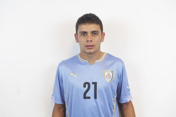 Uri Amaral - Delantero - Defensor Sporting. Foto: AUF.