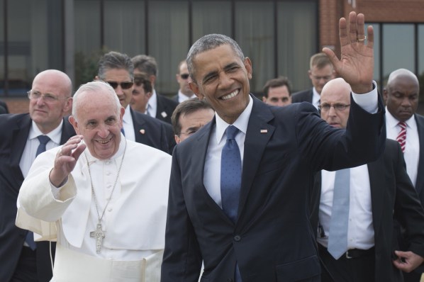 Barack Obama y el papa Francisco. Foto: AFP.