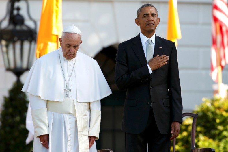 Barack Obama y el papa Francisco. Foto: Reuters.